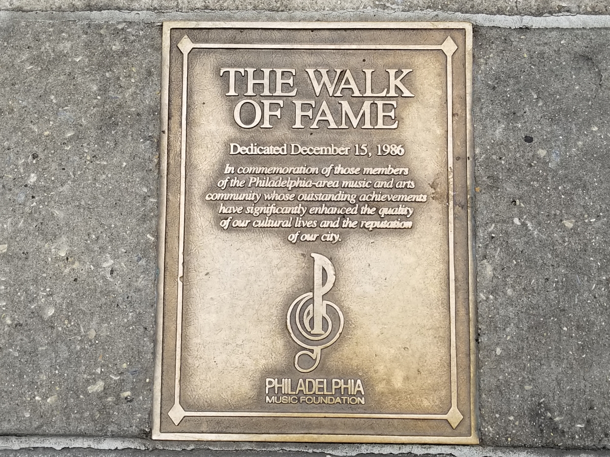 Philadelphia Music Alliance’s Walk of Fame The Constitutional Walking